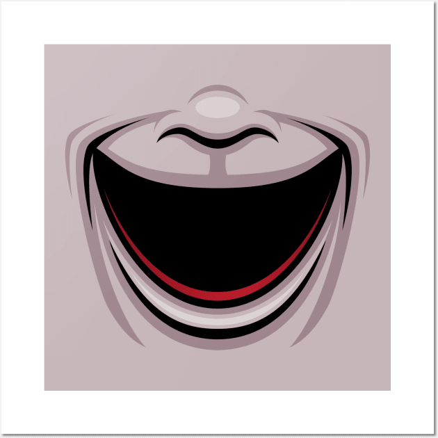 Comedy Theater Mask Wall Art by fizzgig